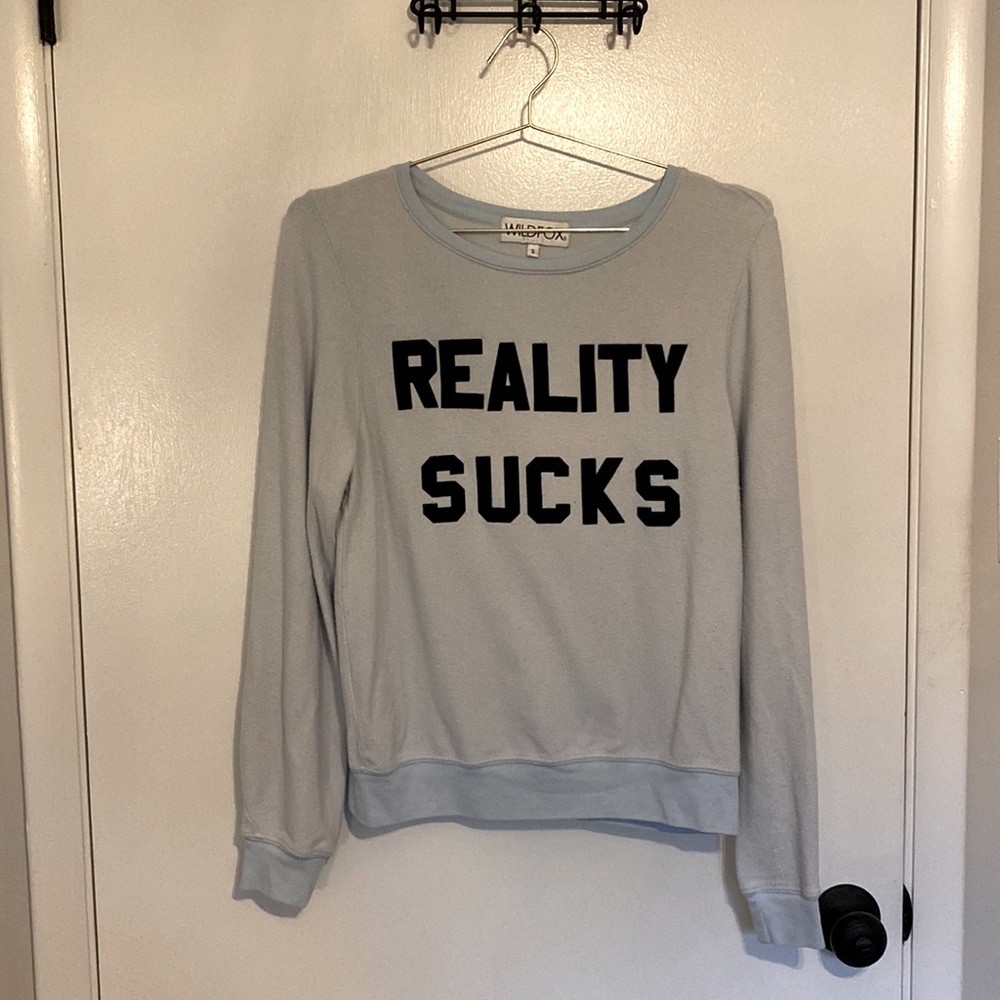 REALITY SUCKS Wildfox jumper